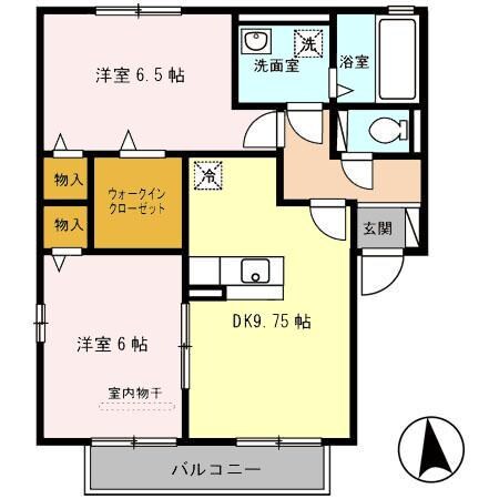 グレイス藤並の物件間取画像