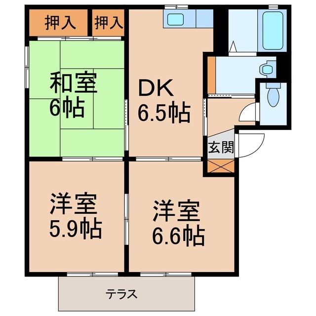 シャーメゾンハーヴェストの物件間取画像