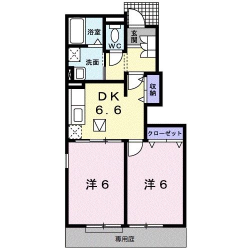 紀伊内原駅 徒歩19分 1階の物件間取画像