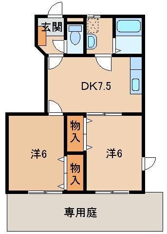 エルフMAETANIの物件間取画像