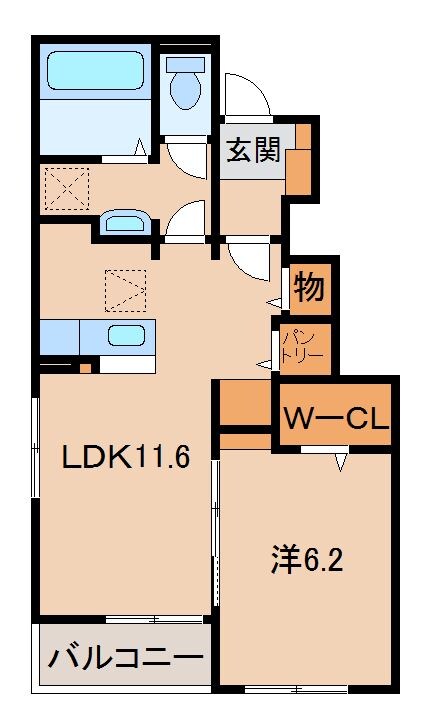 箕島駅 徒歩13分 1階の物件間取画像