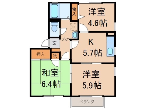 フォーレス相谷の物件間取画像