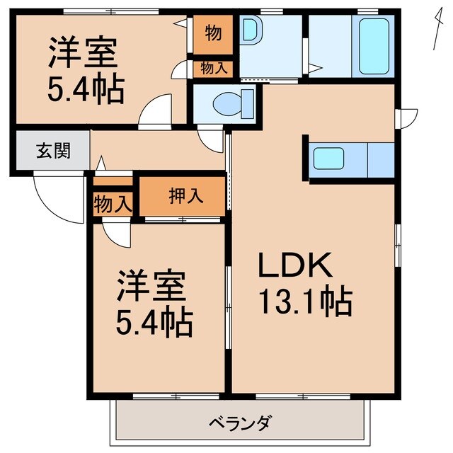 リバーサイド湯浅の物件間取画像