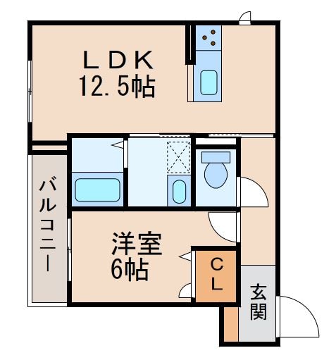 ベレオ本町の物件間取画像