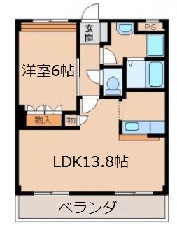 物件間取画像