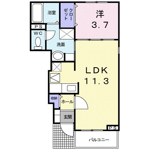 サンリット　Ⅲの物件間取画像