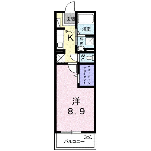 クロスロード三沢の物件間取画像