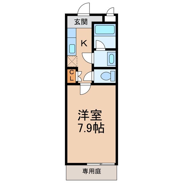 エタニティコートⅡ番館の物件間取画像