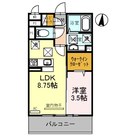 サンライズ湊Ⅱの物件間取画像