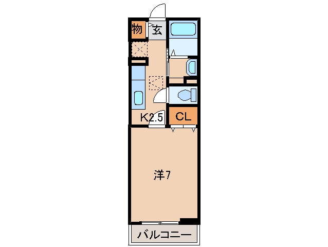 ルピエ紀三井寺の物件間取画像