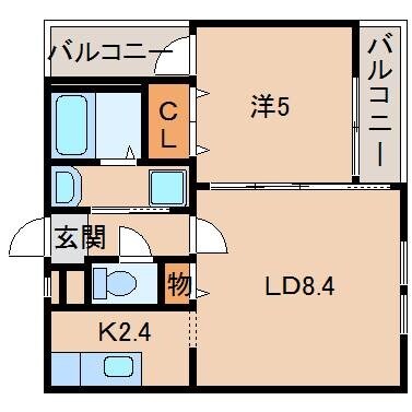 フジパレス黒田Ⅰ番館の物件間取画像