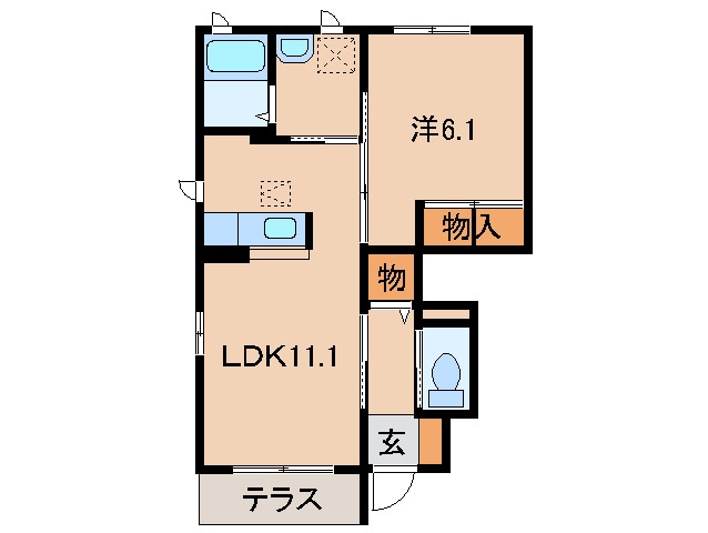 シャーメゾンＮの物件間取画像