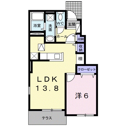 紀三井寺駅 徒歩28分 1階の物件間取画像