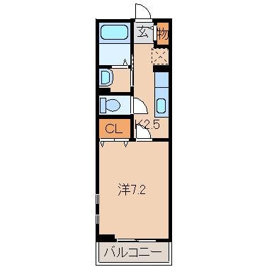 ピアニー関戸Ⅱの物件間取画像