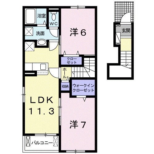 メゾン・エトワールⅧの物件間取画像