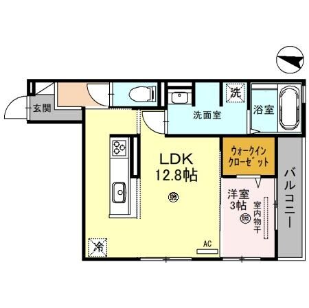 アルビネス田中町の物件間取画像