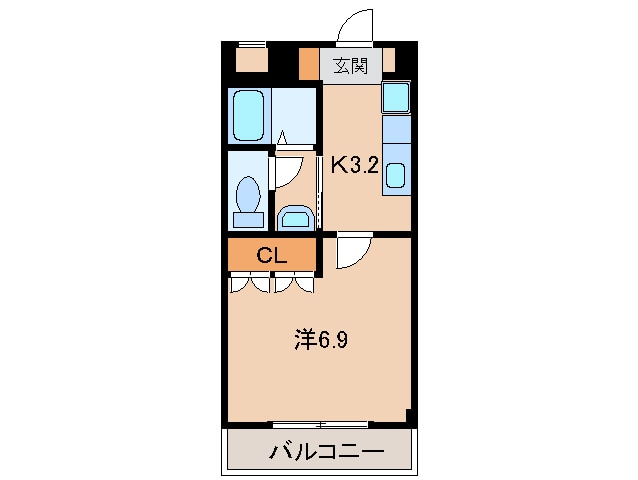紀ノ川駅 徒歩15分 1階の物件間取画像