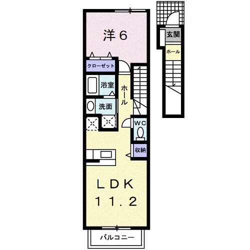 ガーデニアＫ・Ⅱの物件間取画像