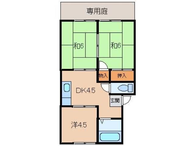 プレジールＫＡＷＡＳＡＫＩの物件間取画像