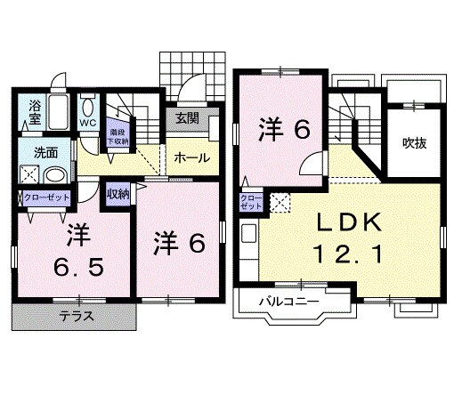 シャトレの物件間取画像