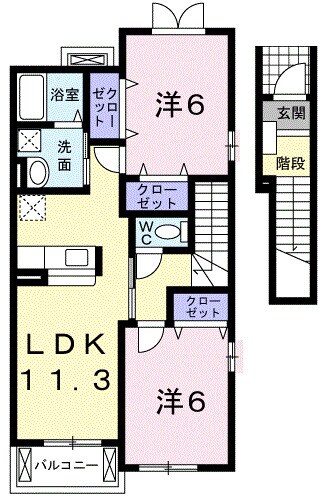 カノンⅠの物件間取画像