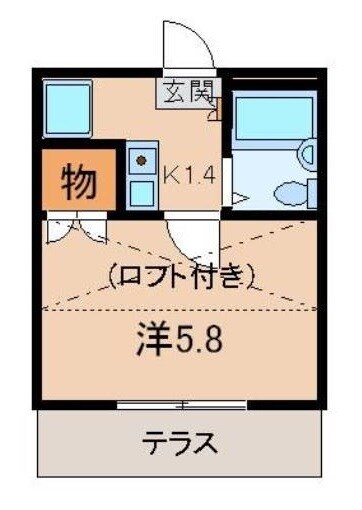 東松江第３マンションの物件間取画像