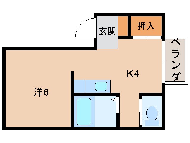 ハイツ山本Ⅰの物件間取画像