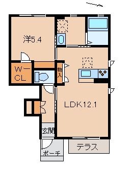 シャーメゾン福島の物件間取画像