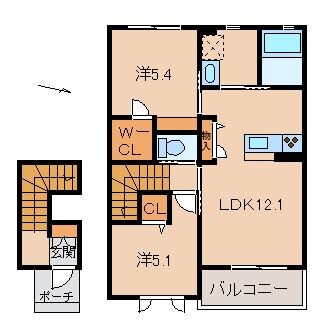 シャーメゾン福島の物件間取画像