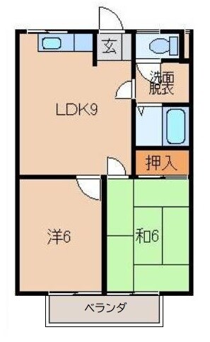 リブ直川の物件間取画像