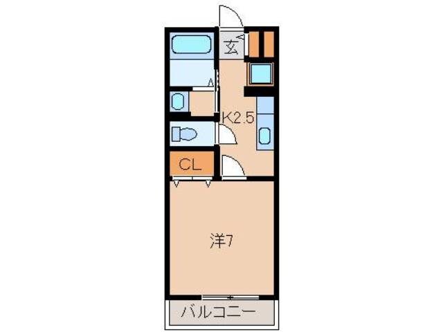紀ノ川駅 徒歩14分 2階の物件間取画像