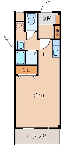 クレストモナークの物件間取画像