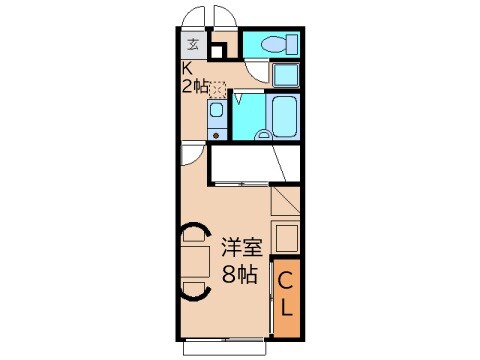 ソレイユ1番館の物件間取画像