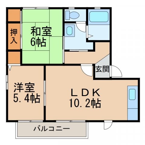 バリュージュ保田の物件間取画像