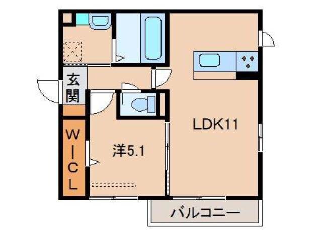 紀ノ川駅 徒歩15分 2階の物件間取画像