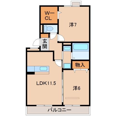 D-Farm加納の物件間取画像