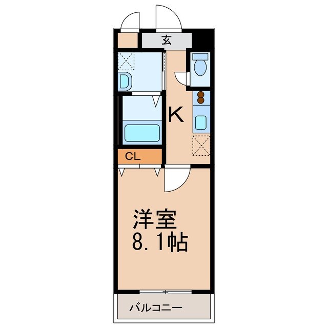 シャルマンフジ和歌山駅前の物件間取画像