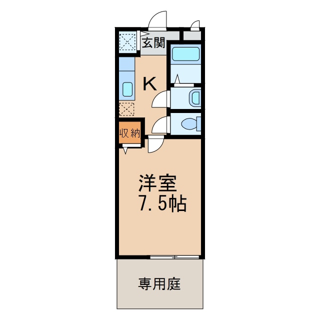 紀ノ川駅 徒歩10分 1階の物件間取画像