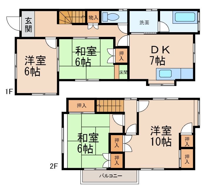 一戸建１４２５０の物件間取画像