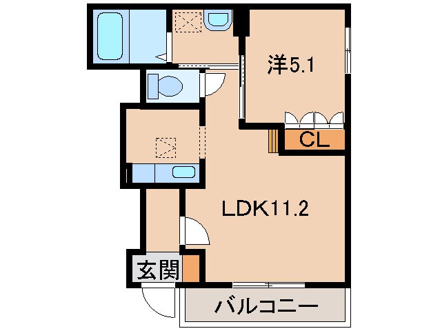 紀ノ川駅 徒歩11分 1階の物件間取画像