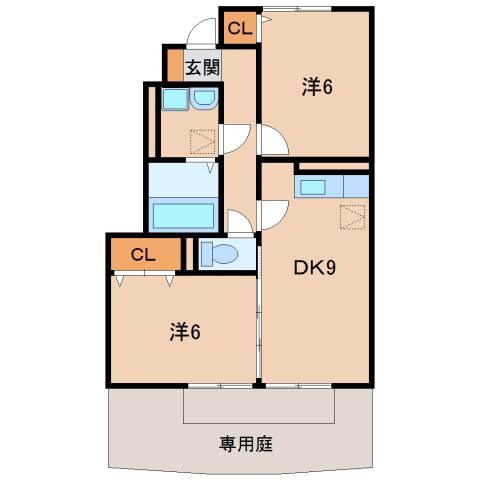 トゥインクルなごみの物件間取画像