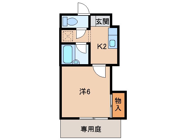 フラット貴志Ⅲの物件間取画像