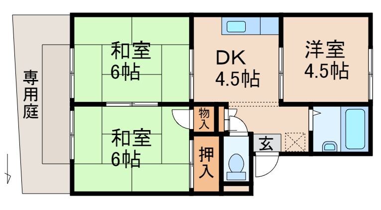 takeHOUSEの物件間取画像