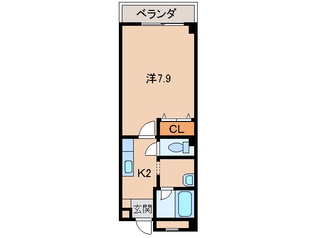 アパートメントM'Sの物件間取画像