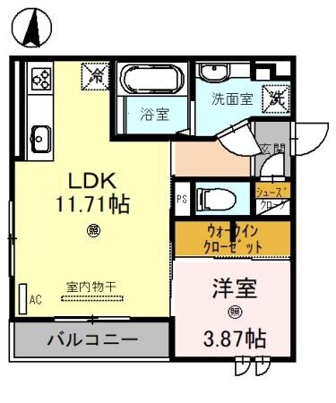 D-room東公園の物件間取画像