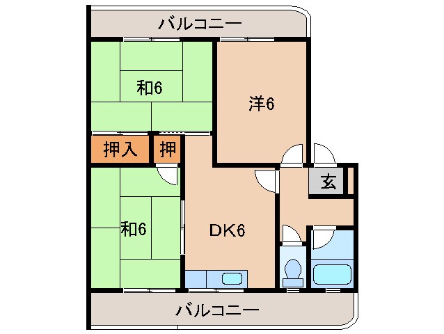 レジデンス安庵の物件間取画像