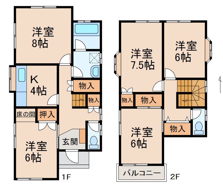 一戸建15804の物件間取画像