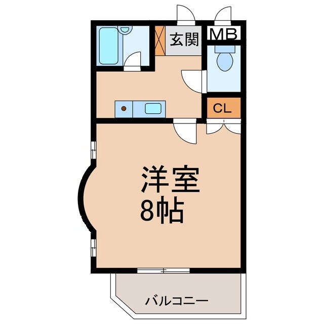 シャルマンフジ中之島壱番館の物件間取画像