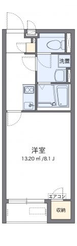 レオネクストＬ栄谷の物件間取画像