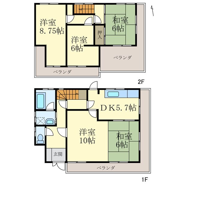 一戸建１６０８９の物件間取画像